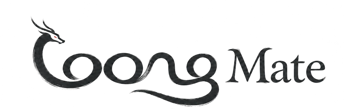 LoongMate calligraphic wordmark